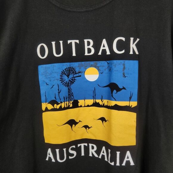 Vintage 90s Australia Mens Outback Portrait Short Sleeve Tee Size Medium - Picture 3 of 5